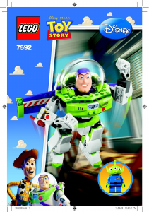 Bruksanvisning Lego set 7592 Toy Story Bygg din egen Buzz
