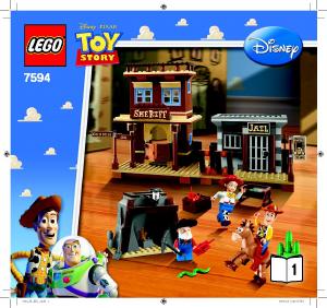 Manual Lego set 7594 Toy Story Woodys roundup