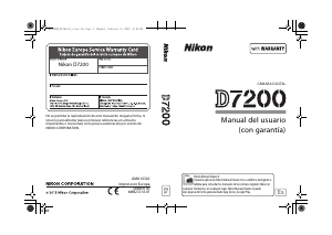 Manual de uso Nikon D7200 Cámara digital