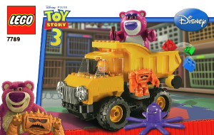 Handleiding Lego set 7789 Toy Story Lotso's vuilniswagen