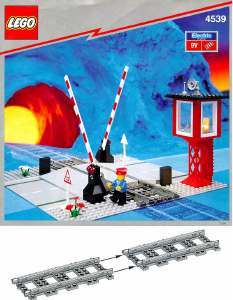 Handleiding Lego set 4539 Trains Spoorwegovergang