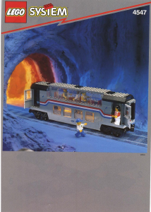 Manual Lego set 4547 Trains Railroad club car