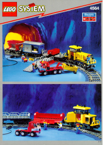 Bedienungsanleitung Lego set 4564 Trains Güterzug