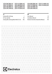 Hướng dẫn sử dụng Electrolux ESV09CRK-A4 Máy điều hòa không khí