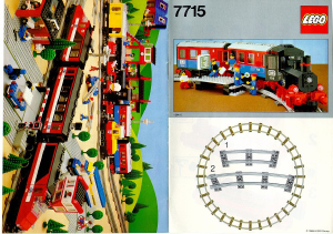 Manual Lego set 7715 Trains Push-along train