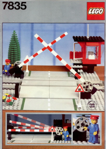 Manual Lego set 7835 Trains Level crossing