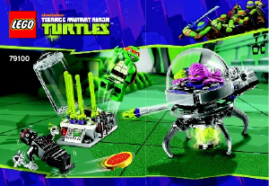 Handleiding Lego set 79100 Turtles Kraang lab ontsnapping