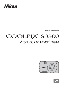 Rokasgrāmata Nikon Coolpix S3300 Digitālā kamera