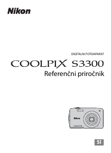 Priročnik Nikon Coolpix S3300 Digitalni fotoaparat