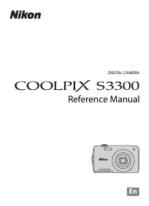 Manual Nikon Coolpix S3300 Digital Camera