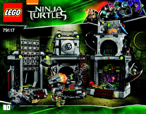 Manual Lego set 79117 Turtles Turtle lair invasion