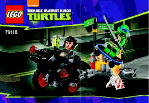 Handleiding Lego set 79118 Turtles Karai Bike ontsnapping