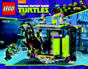 Handleiding Lego set 79119 Turtles Ontketend in de mutatiekamer