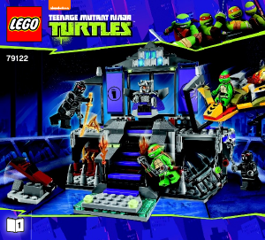 Handleiding Lego set 79122 Turtles Redding uit Shredders schuilplaats