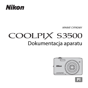 Instrukcja Nikon Coolpix S3500 Aparat cyfrowy