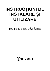 Manual Indesit H 161.2 (WH) Hotă