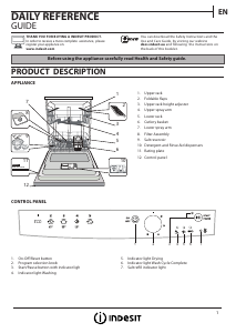 Manual Indesit DFG 15B10 S EU Dishwasher