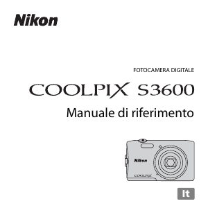 Manuale Nikon Coolpix S3600 Fotocamera digitale