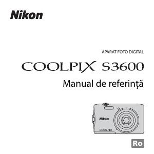 Manual Nikon Coolpix S3600 Cameră digitală