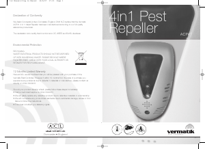 Handleiding Vermatik ACP41 Ongedierteverjager