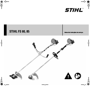 Manual Stihl FS 85 Aparador de relva
