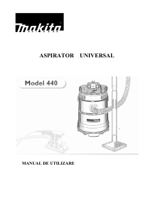 Manual Makita 440 Aspirator