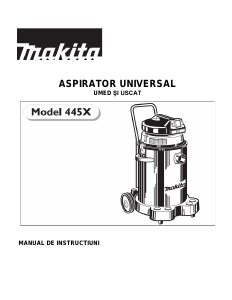 Manual Makita 445X Aspirator