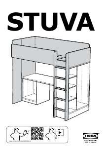 Vadovas IKEA STUVA Palėpės lova