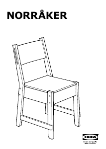 Priručnik IKEA NORRAKER Stolica