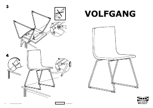 Rokasgrāmata IKEA VOLFGANG Krēsls