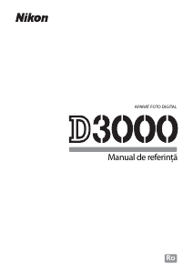 Manual Nikon D3000 Cameră digitală