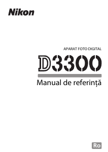 Manual Nikon D3300 Cameră digitală