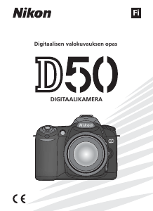 Käyttöohje Nikon D50 Digitaalikamera