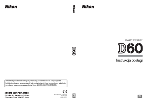 Instrukcja Nikon D60 Aparat cyfrowy