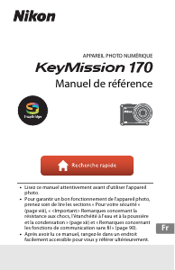 Mode d’emploi Nikon KeyMission 170 Caméscope action