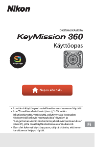 Käyttöohje Nikon KeyMission 360 Action-kamera
