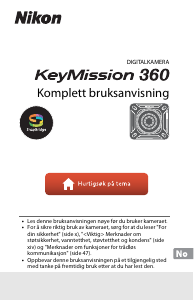 Bruksanvisning Nikon KeyMission 360 Actionkamera