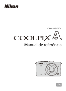 Manual Nikon Coolpix A Câmara digital