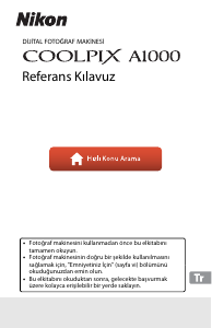 Kullanım kılavuzu Nikon Coolpix A1000 Dijital kamera