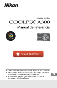 Manual Nikon Coolpix A300 Câmara digital