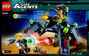 Bruksanvisning Lego set 70166 Ultra Agents Spyclops infiltration