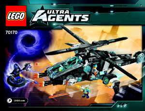 Mode d’emploi Lego set 70170 Ultra Agents UltraCopter contre Antimatière