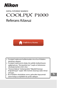 Kullanım kılavuzu Nikon Coolpix P1000 Dijital kamera