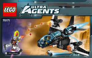 Käyttöohje Lego set 70171 Ultra Agents Yliäänitaistelu
