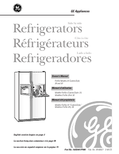 Manual de uso GE TFT28PFBCWW Frigorífico combinado