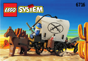 Mode d’emploi Lego set 6716 Western Fort Legoredo munition transport