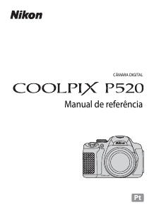Manual Nikon Coolpix P520 Câmara digital