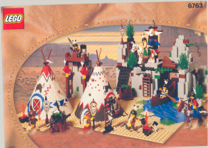 Manuale Lego set 6763 Western Grande campo indiano