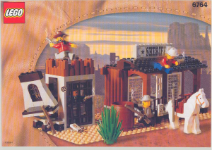 Manuale Lego set 6764 Western L'ufficio dello sceriffo