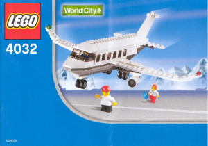 Bruksanvisning Lego set 4032 World City Passagerarplan
